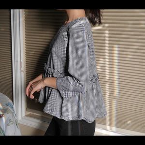 Zara Peplum Blouse